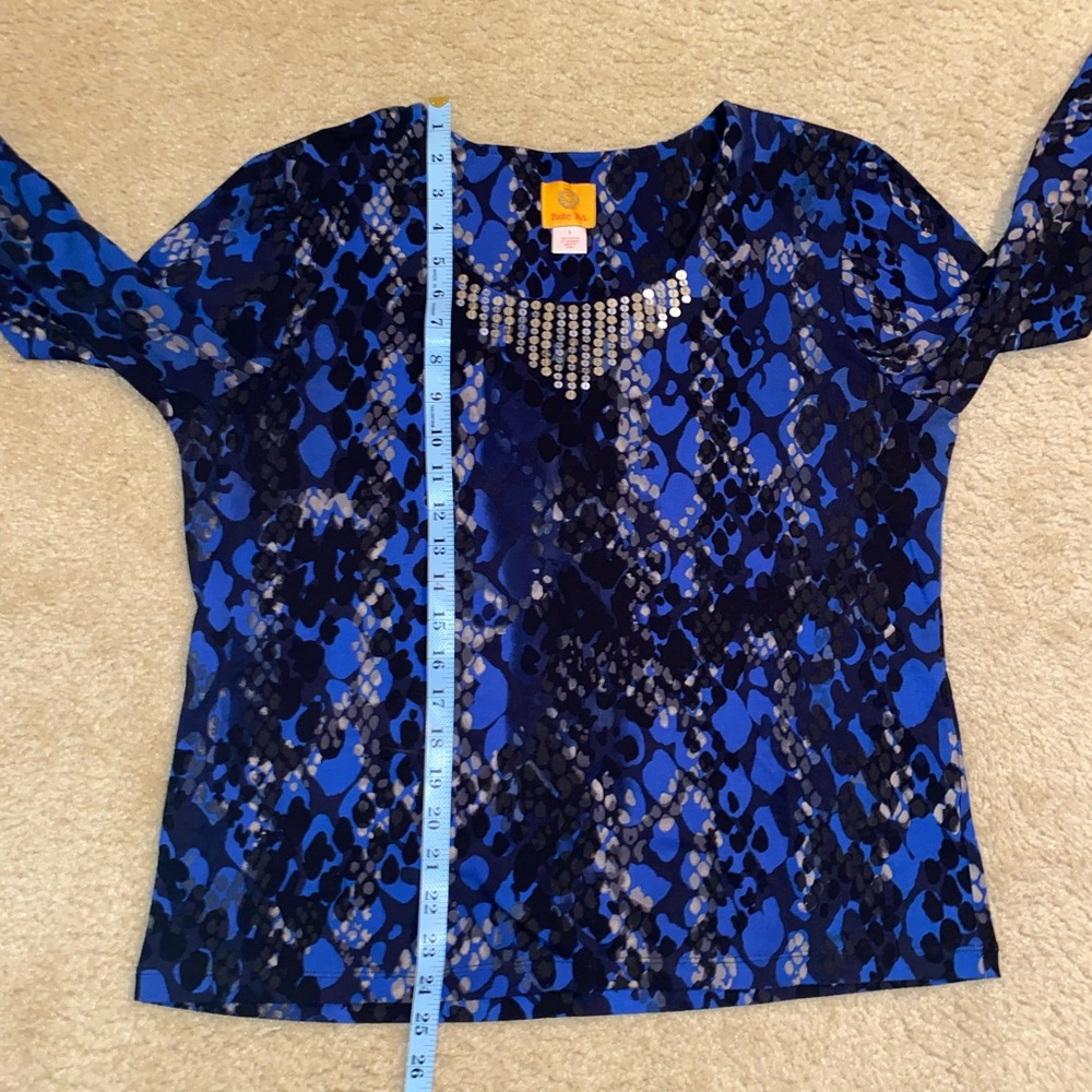 ▪️🔹Ruby Rd Sequin Accent Top🔹▪️ - Picture 11 of 11